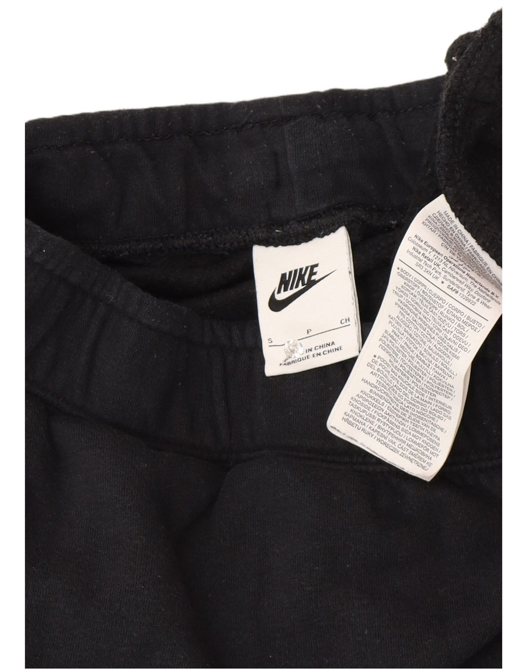Ανδρικές φόρμες Nike Graphic Παντελόνια Joggers Μικρό μαύρο βαμβακερό