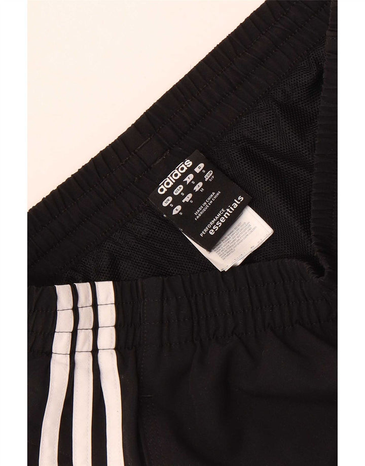 Ανδρικό αθλητικό σορτς Adidas Climalite από μικρό μαύρο πολυεστέρα
