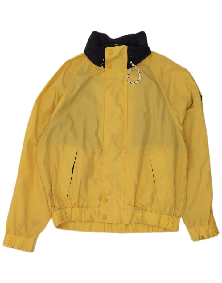 Tommy Hilfiger Ανδρικό μπουφάν βροχής με κουκούλα UK 38 Medium Yellow Nylon