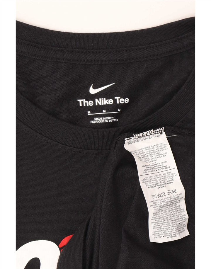 Ανδρική μπλούζα γραφικού γκολφ Nike με μακρυμάνικο μεσαίο μπλε ναυτικό βαμβακερό