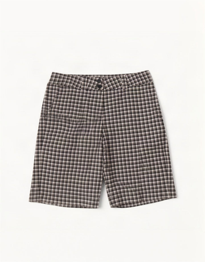 Γυναικείο σορτς Chino Nike Dri Fit UK 14 Medium W32 Grey Check Polyester