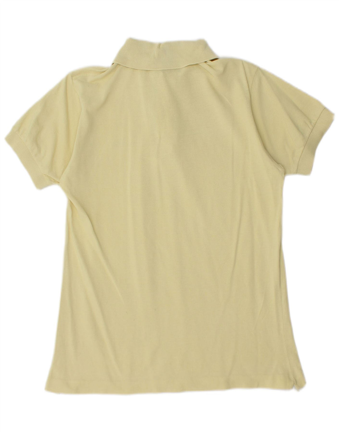 Ανδρικό μπλουζάκι πόλο LACOSTE Νούμερο 3 Μικρό κίτρινο βαμβακερό