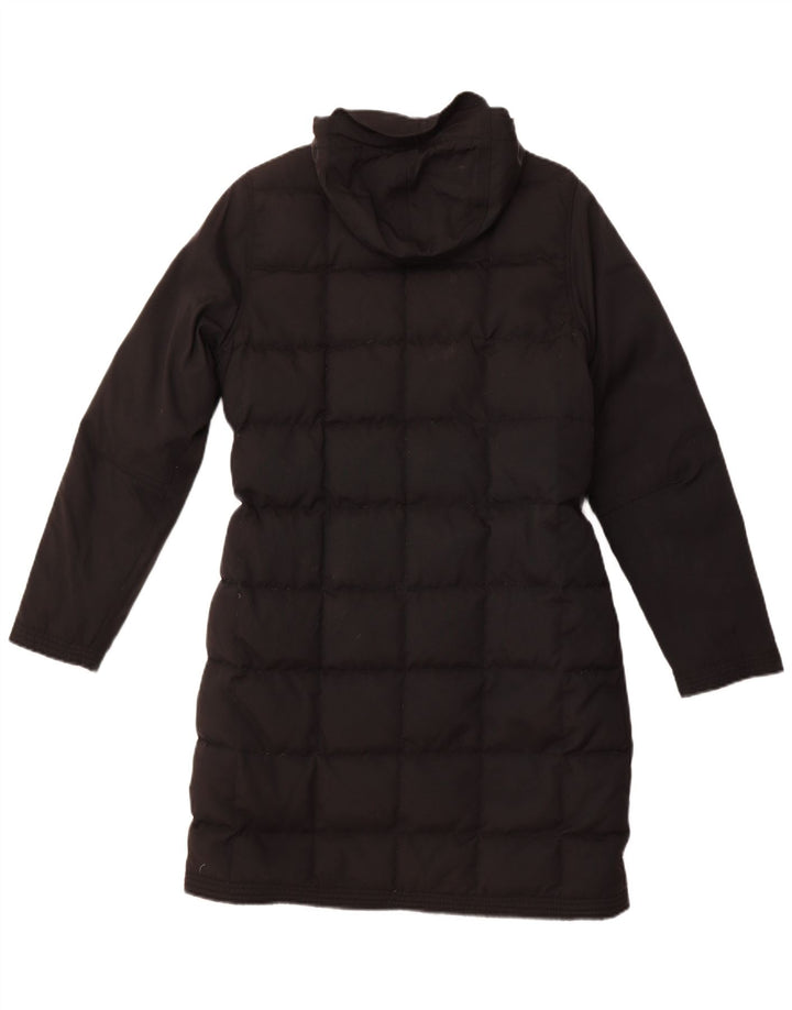 TIMBERLAND Γυναικείο παλτό με κουκούλα με επένδυση UK 14 Medium Black Nylon