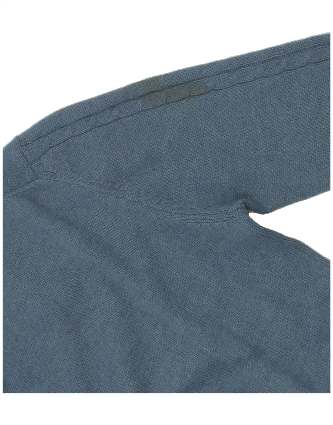 VINTAGE Mens V-Neck Jumper Sweater Medium Blue Vintage Vintage and Second-Hand Vintage from Messina Hembry 