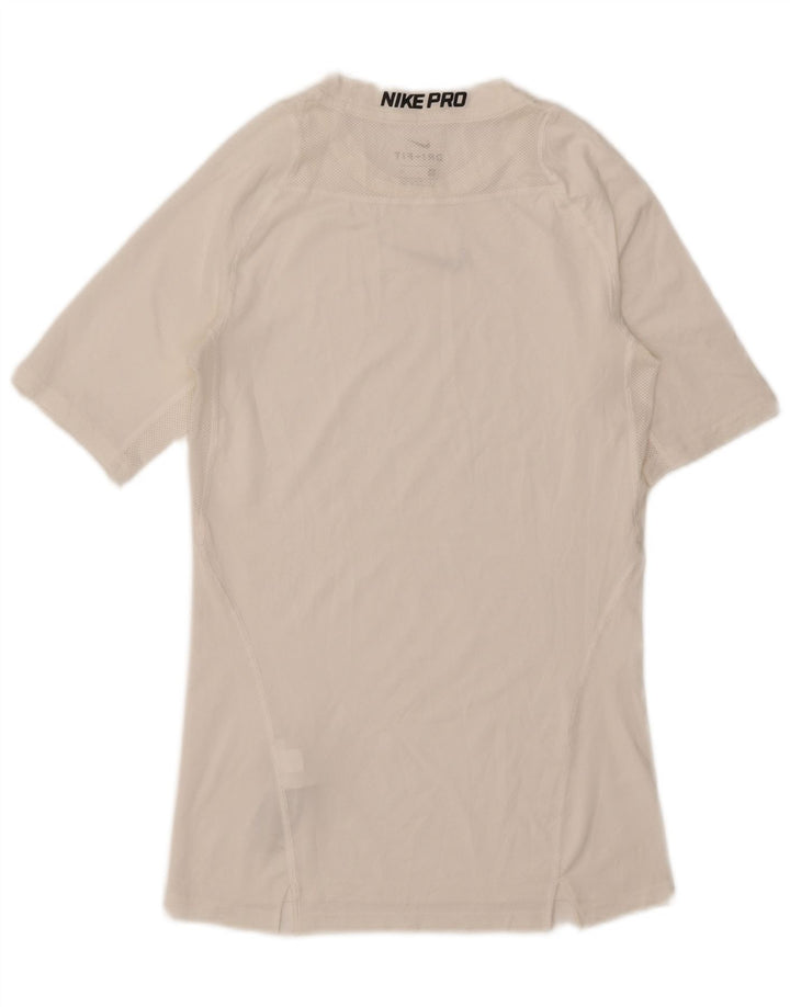 Ανδρικό T-Shirt Nike με γραφικό Dri Fit, μικρό λευκό πολυεστέρα