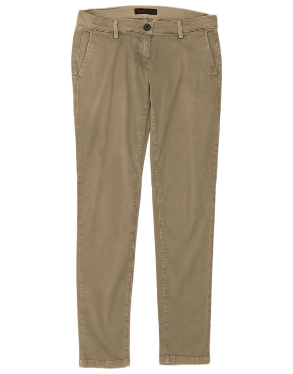 Trussardi Γυναικείο Slim Παντελόνι Chino IT 38 XS W30 L31 Χακί βαμβακερό