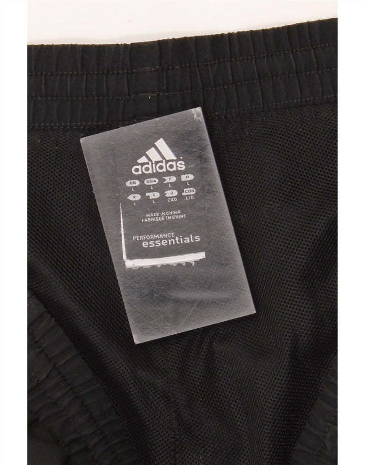 Ανδρικό αθλητικό σορτς Adidas μεγάλο μαύρο πολυεστέρα