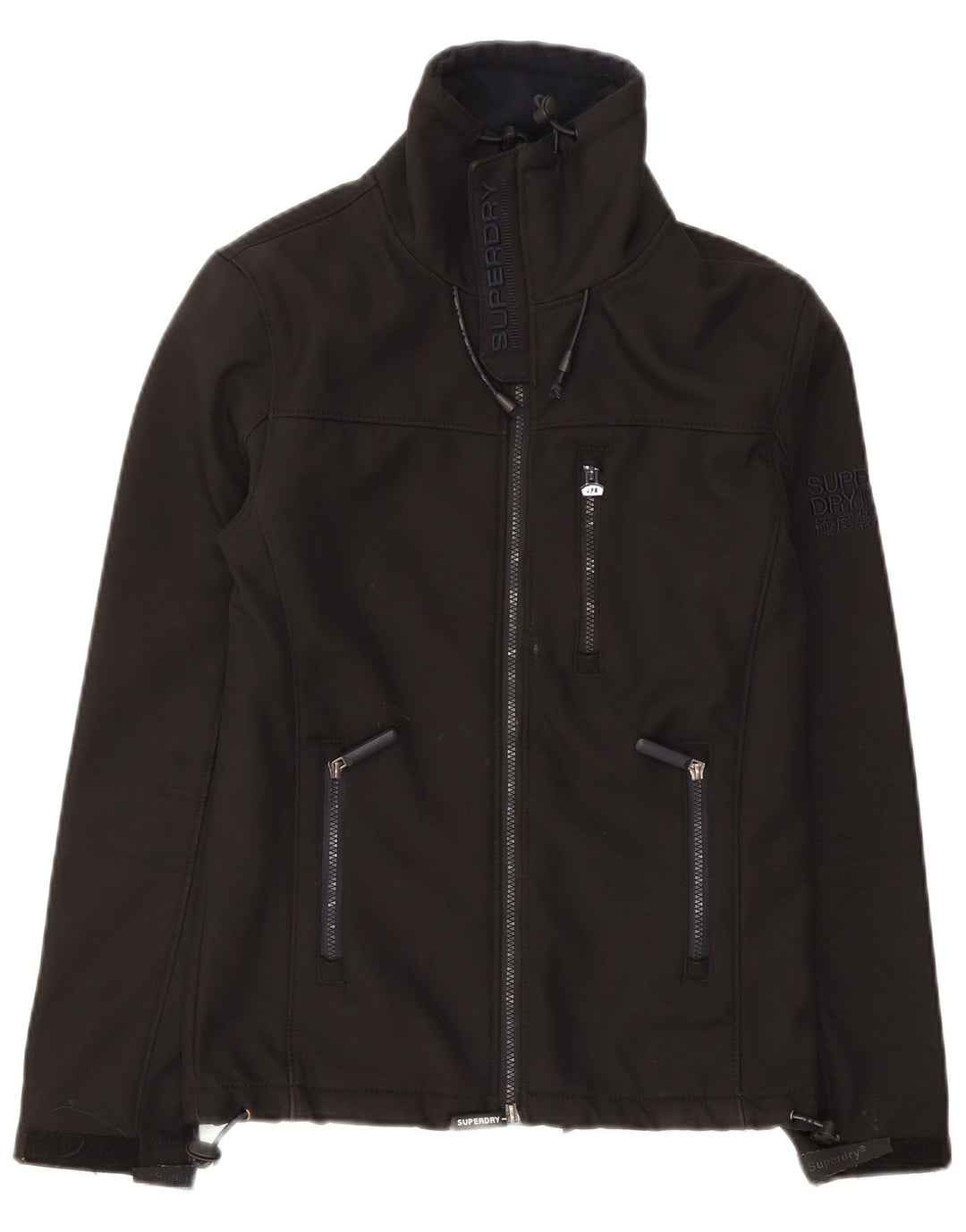 Superdry Ανδρικό Μπουφάν Windtrekker Windbreaker UK 34 XS Μαύρο Πολυεστέρας
