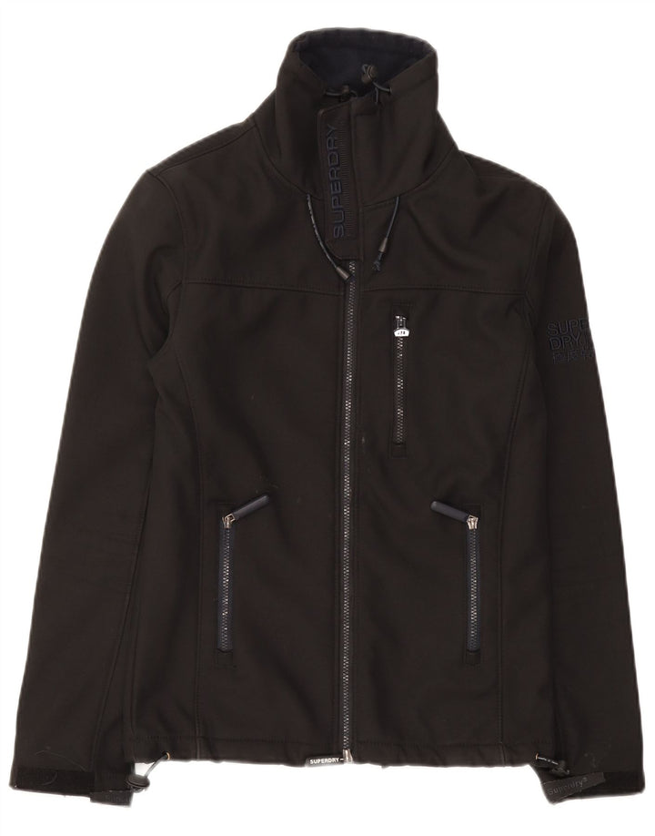 Superdry Ανδρικό Μπουφάν Windtrekker Windbreaker UK 34 XS Μαύρο Πολυεστέρας