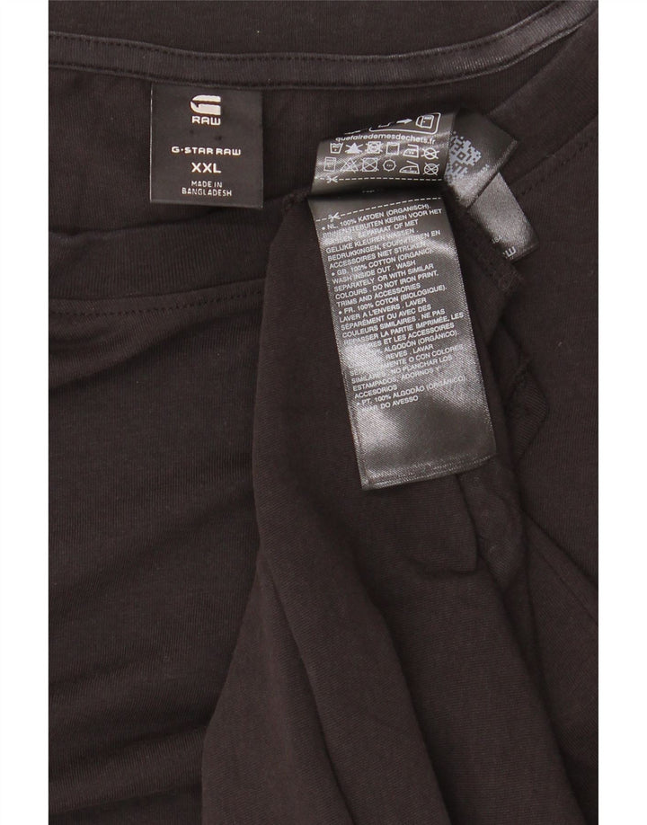 G-STAR Ανδρικό T-Shirt Top 2XL Μαύρο βαμβακερό