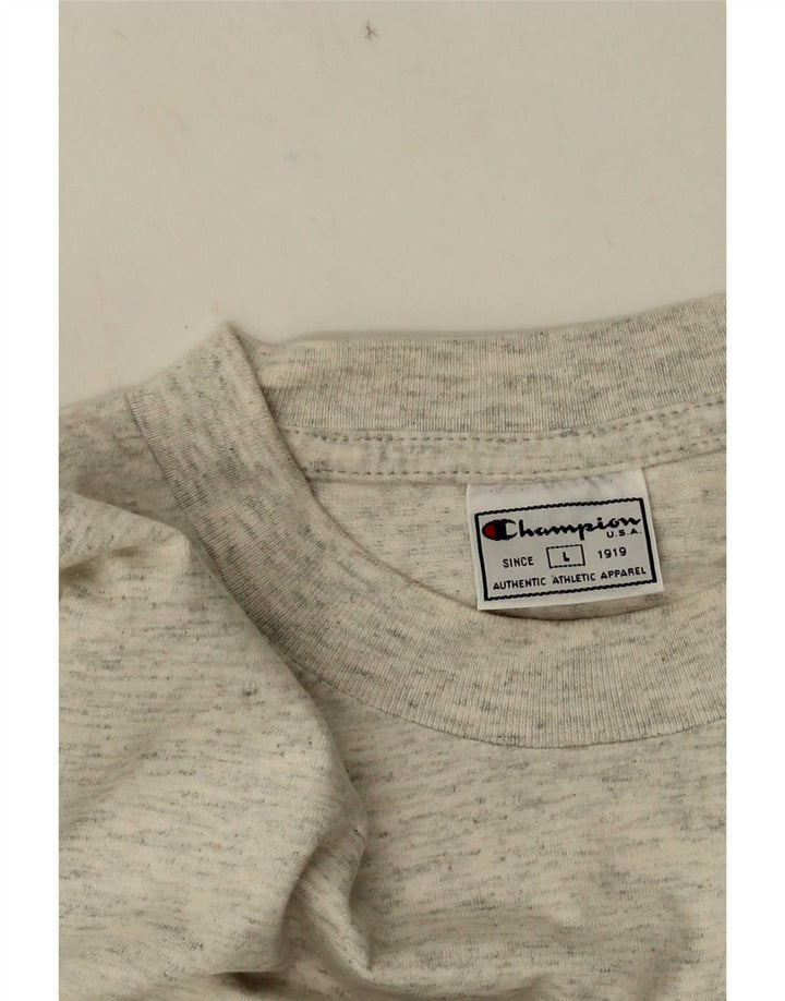 Ανδρικό T-Shirt Champion Top Large Grey Flecked