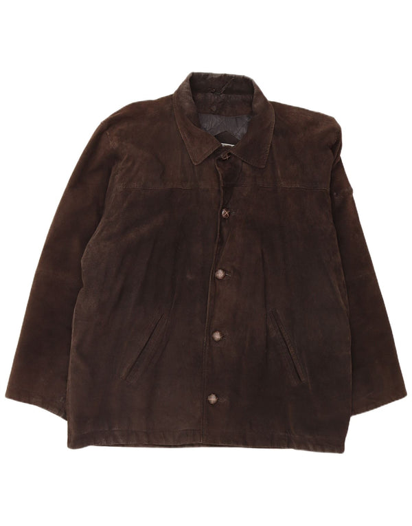 ENJOY Ανδρικό Suede Jacket UK 42 XL Brown
