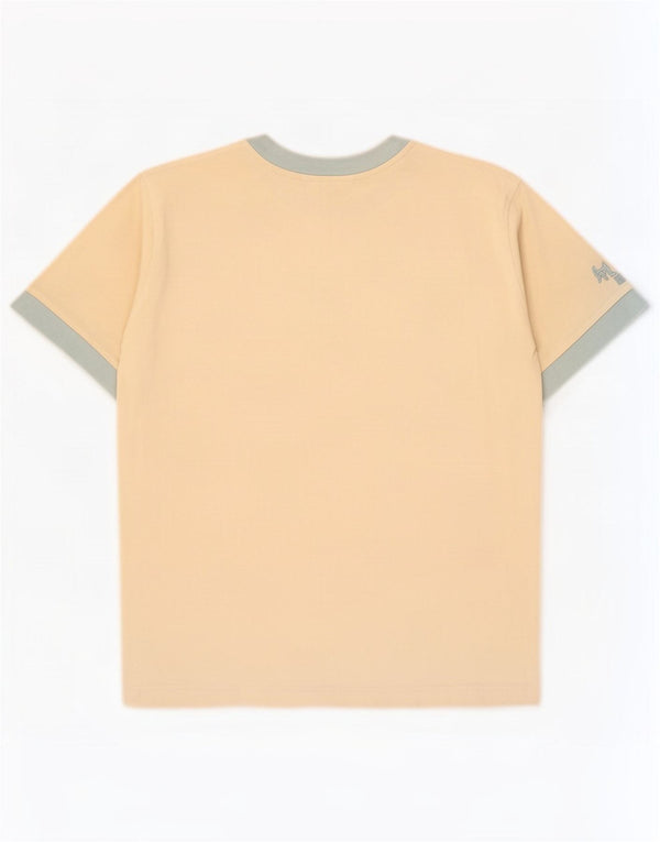 Ανδρικό γραφικό μπλουζάκι Puma Small Off White Colourblock