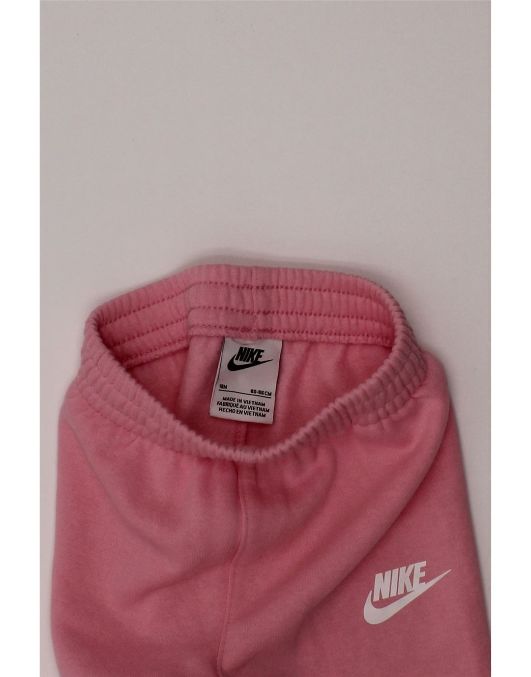 Παντελόνι αθλητικής φόρμας NIKE Baby Girls Graphic Joggers ροζ 12-18 μηνών