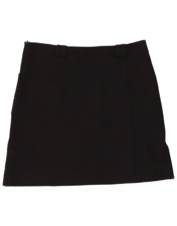 Marella Γυναικεία Μίνι Φούστα UK 10 Small W34 Black Viscose