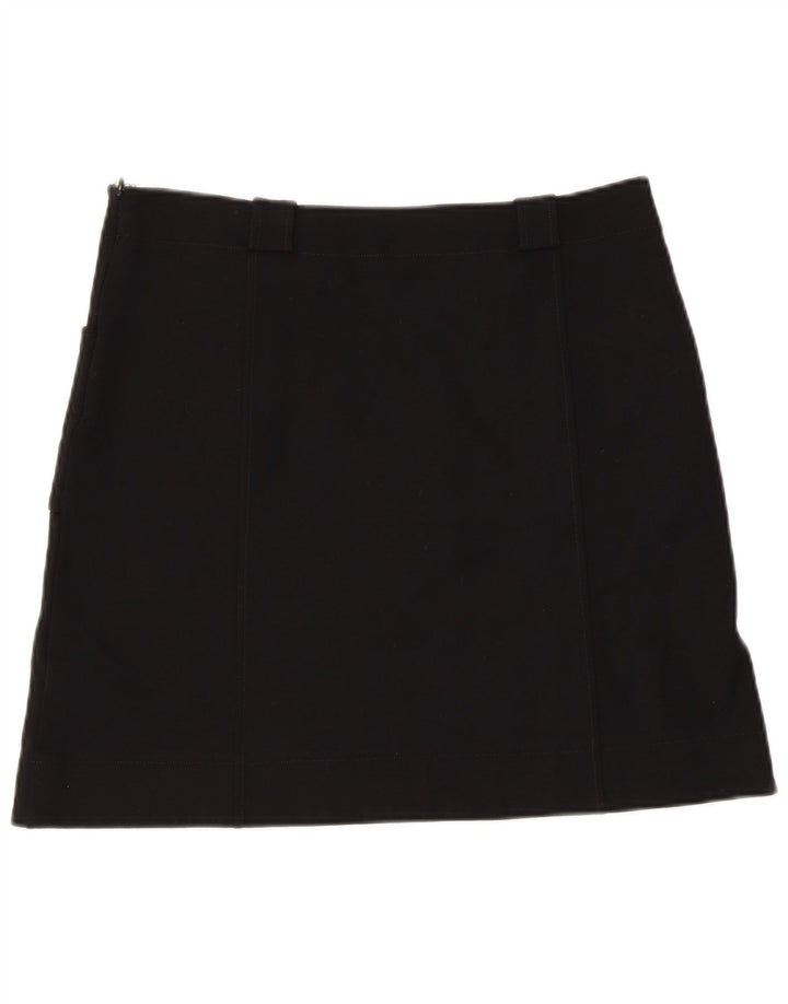 Marella Γυναικεία Μίνι Φούστα UK 10 Small W34 Black Viscose