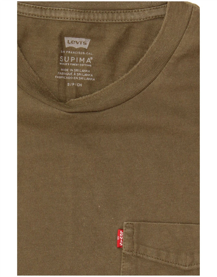 Ανδρικό T-Shirt Levi's Top Μικρό Χακί Βαμβακερό
