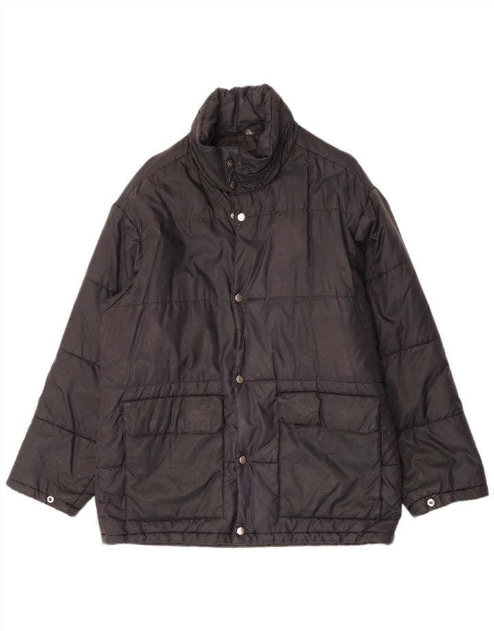 Ανδρικό μπουφάν με επένδυση Egon Von Furstenberg UK 40 Large Black