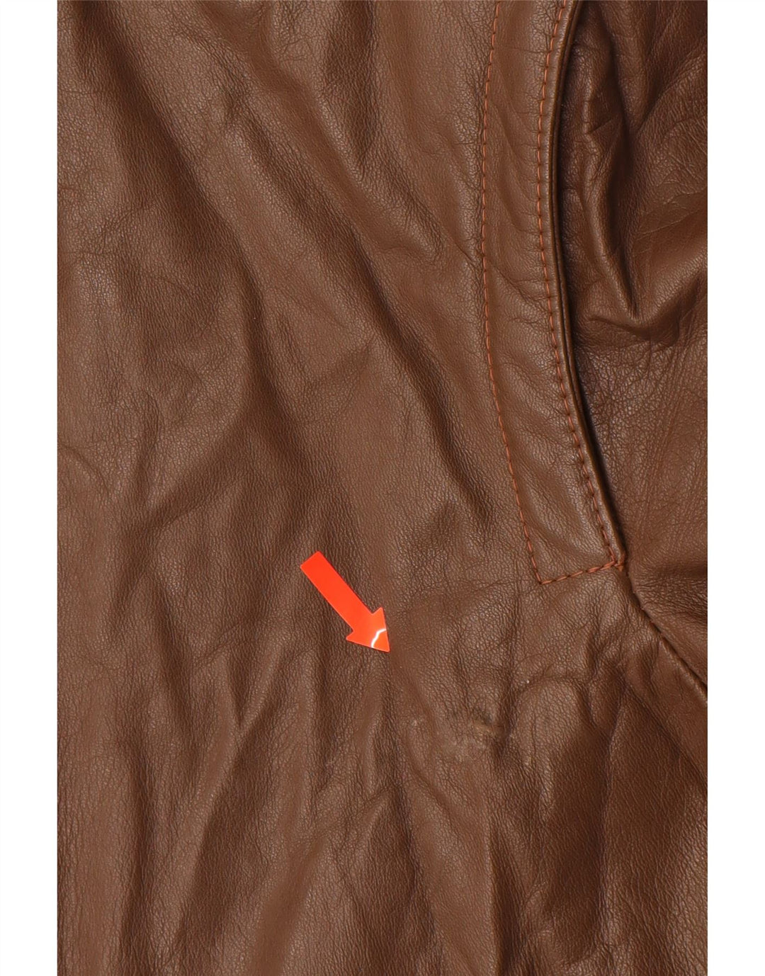 VINTAGE Ανδρικό Δερμάτινο Μπουφάν IT 52 XL Καφέ