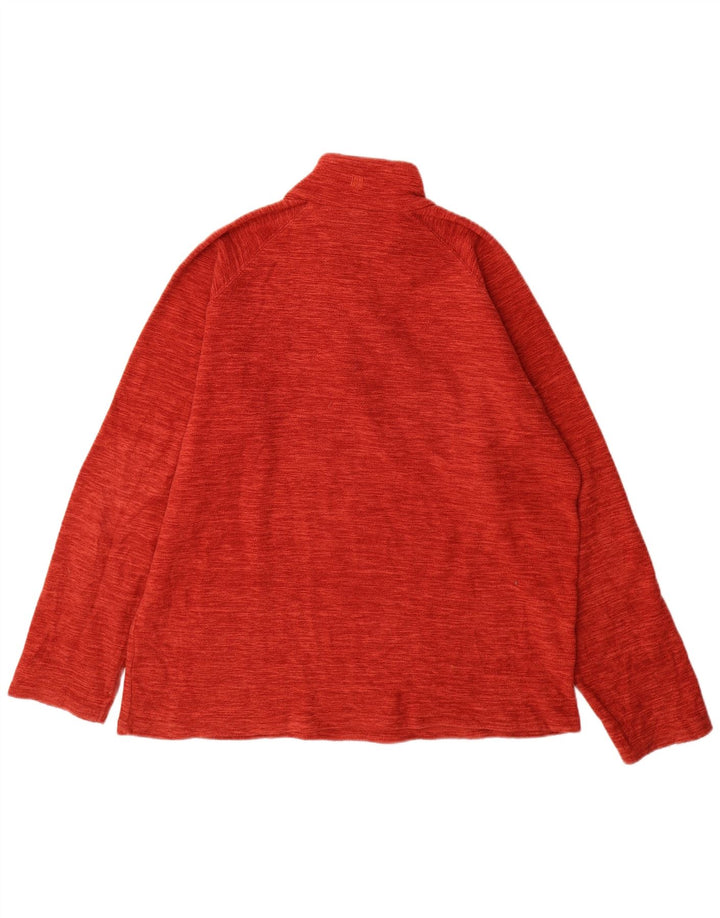 Mountain Warehouse Ανδρικό φερμουάρ Fleece Jumper XL Orange Polyester