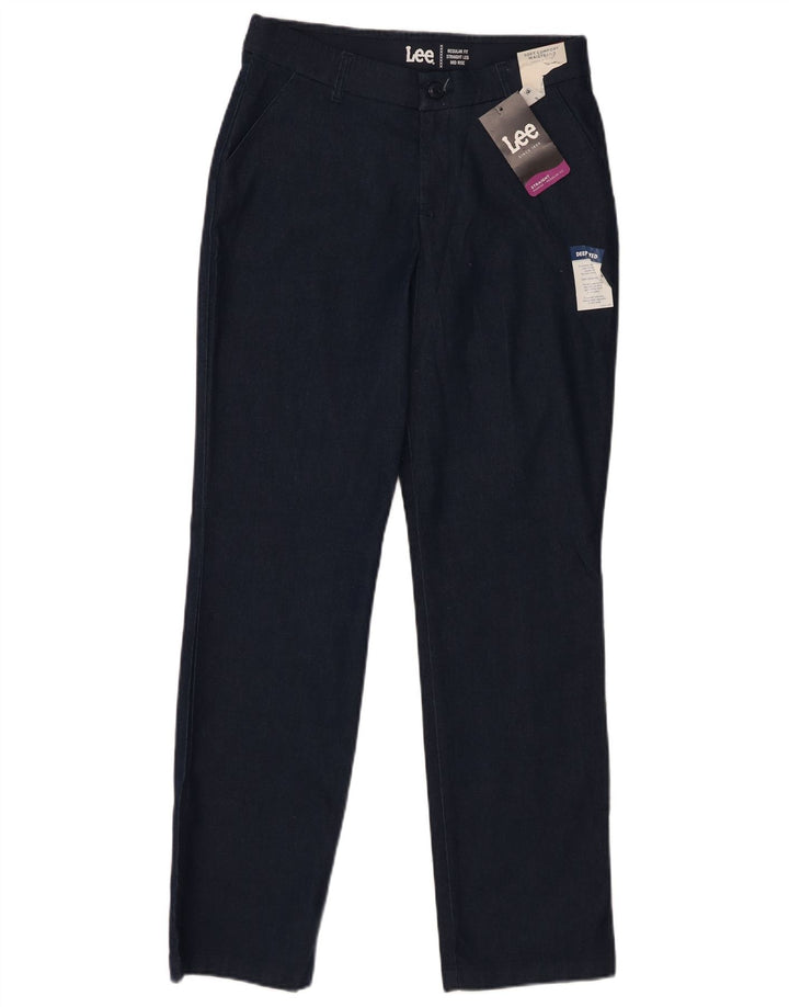 Γυναικείο ψηλόμεσο παντελόνι Chino LEE US 6 Medium W28 L30 Navy Blue