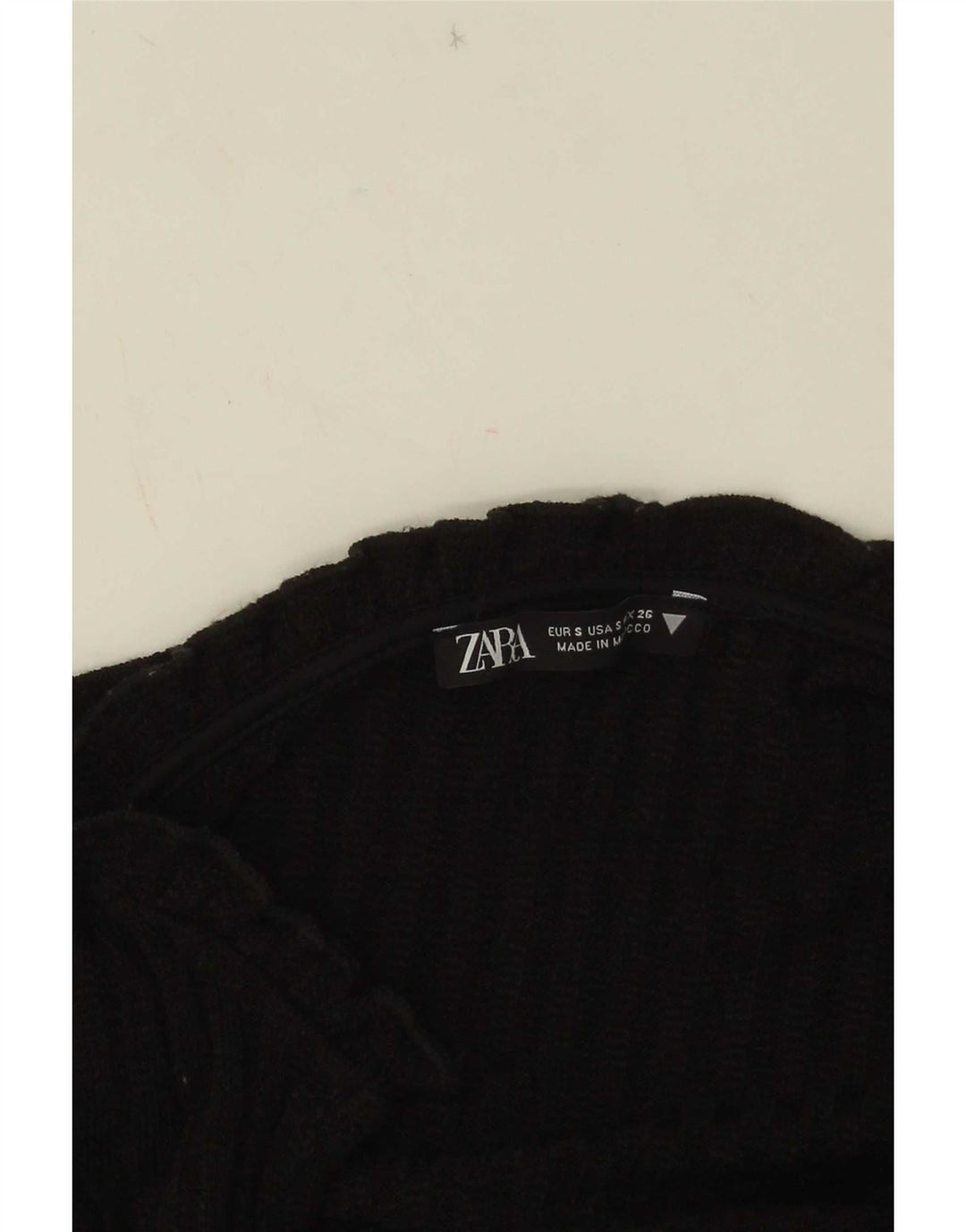 Zara Γυναικείο Jumper Φόρεμα UK 10 Small Black
