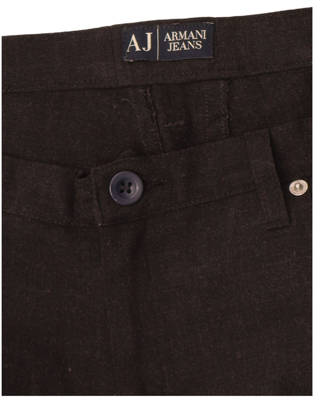Armani γυναικείο ίσιο casual παντελόνι W36 L27 καφέ