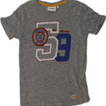 ELLESSE Girls Graphic T-Shirt Top 5-6 Years Grey Cotton | Vintage Ellesse | Thrift | Second-Hand Ellesse | Used Clothing | Messina Hembry 