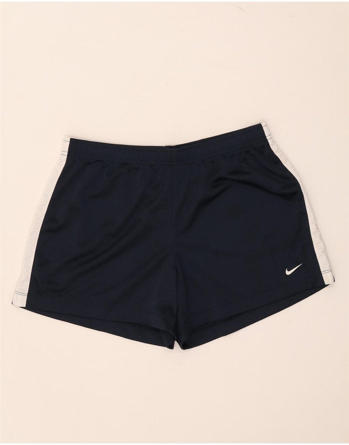 Γυναικείο αθλητικό σορτς Nike US 12/14 Μεγάλο μπλε Navy Colorblock Πολυεστέρας