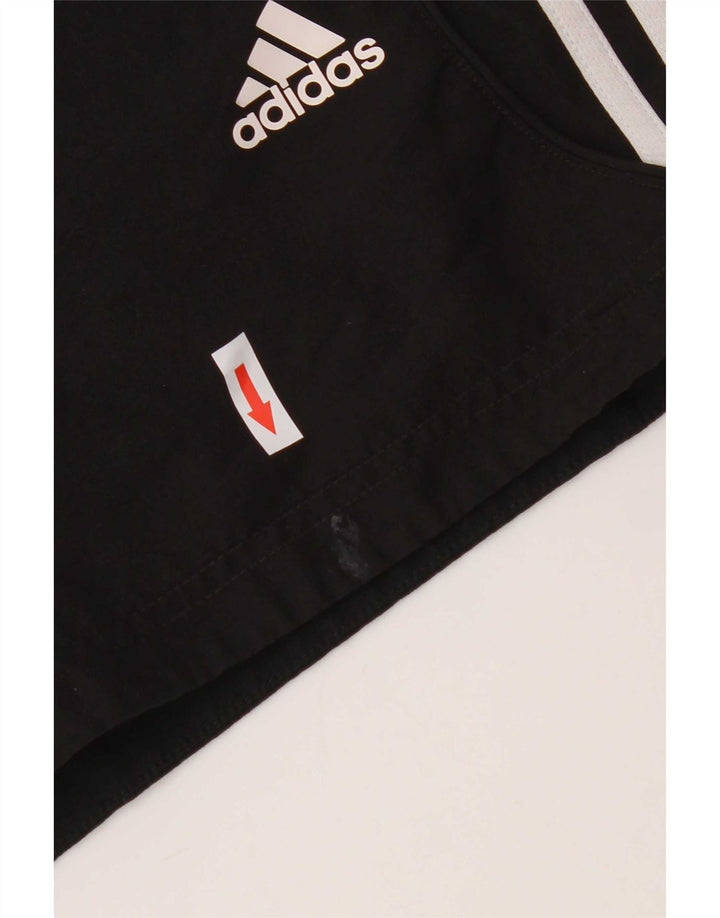 Ανδρικό αθλητικό σορτς Adidas Climalite από μικρό μαύρο πολυεστέρα
