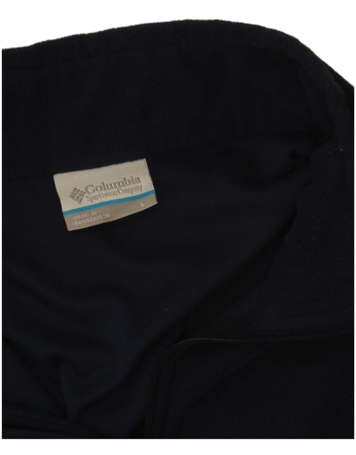 Columbia Ανδρικό φερμουάρ Fleece Jumper Large Navy Blue