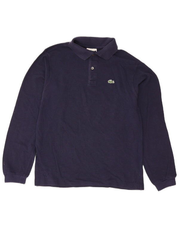 Lacoste Boys μακρυμάνικο μπλουζάκι πόλο κανονικής εφαρμογής 13-14 ετών Navy Blue