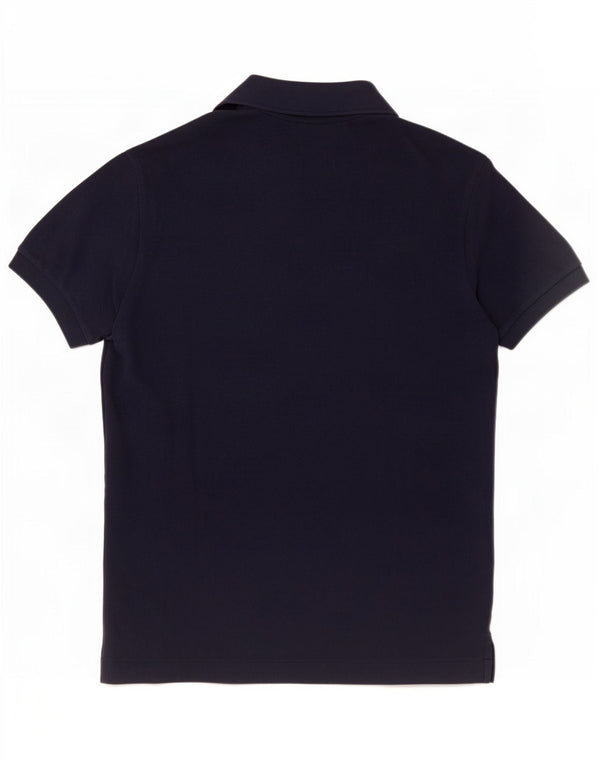 Lacoste Mens Classic Fit Polo Shirt Size 4 Medium Navy Blue Cotton