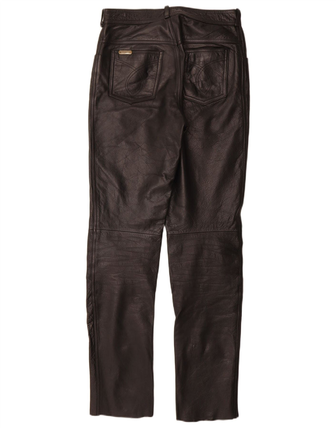 Linus Γυναικείο Λεπτό Δερμάτινο Παντελόνι W29 L33 Μαύρο Δερμάτινο