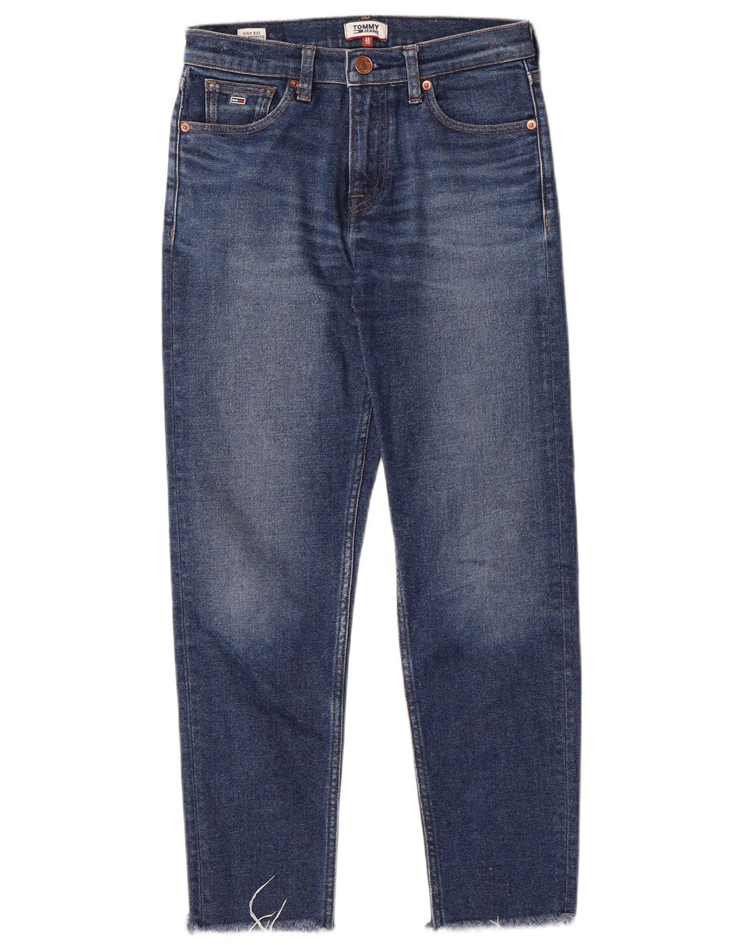 Tommy Hilfiger Γυναικείο Ψηλό Cropped Jeans W25 L30 Blue Cotton Classic