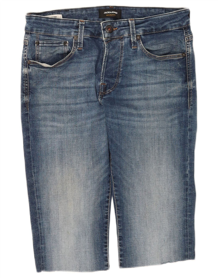 Ανδρικό τζιν σορτς Jack & Jones W31 μεσαίο μπλε βαμβακερό