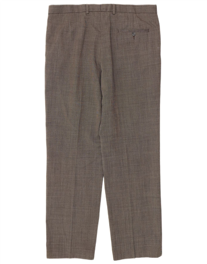 Marks & Spencer Ανδρικό κανονικό παντελόνι Casual W36 L31 Grey Polyester