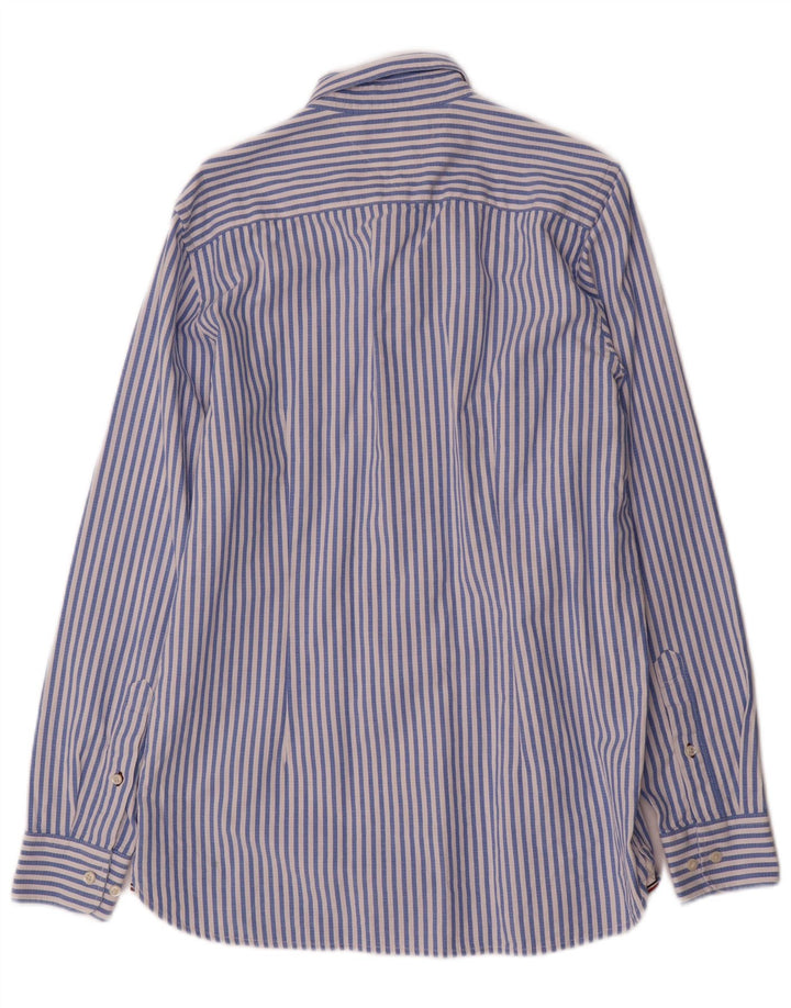 Ανδρικό πουκάμισο Tommy Hilfiger Slim Fit Βαμβακερό μεσαίο μπλε ριγέ