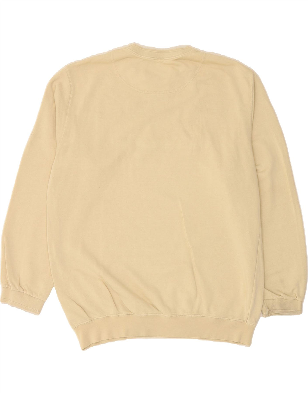 CHAMPION Mens Graphic Sweatshirt Jumper 2XL Yellow Cotton Vintage Champion and Second-Hand Champion from Messina Hembry 