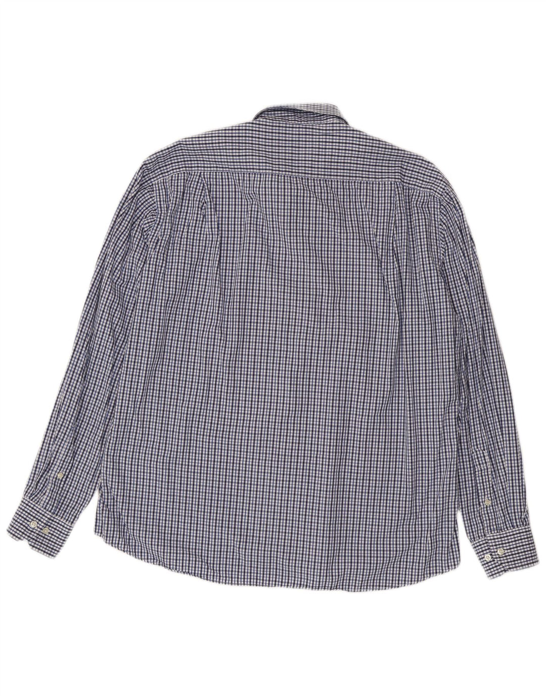 Ανδρικό πουκάμισο Lotto Size 45/46 2XL Blue Gingham