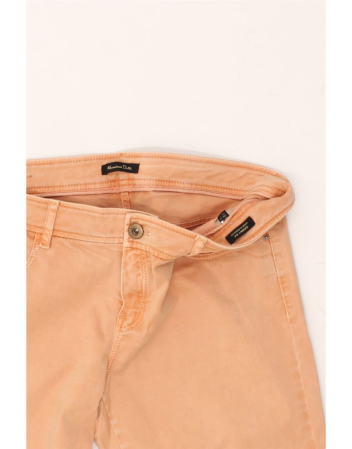 MASSIMO DUTTI Womens Skinny Casual Trousers EU 42 Large W32 L28  Yellow | Vintage Massimo Dutti | Thrift | Second-Hand Massimo Dutti | Used Clothing | Messina Hembry 