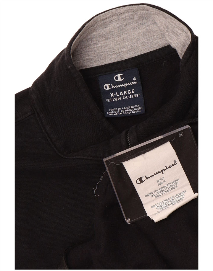 CHAMPION Boys Graphic αθλητική φόρμα 13-14 ετών XL Μαύρο βαμβακερό
