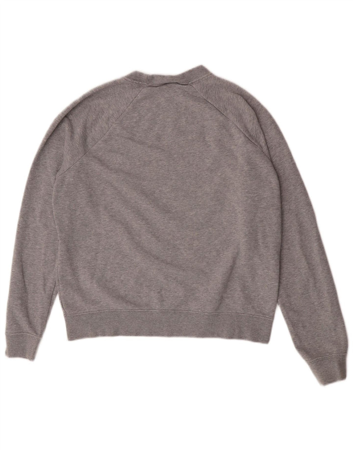Γυναικείο γραφικό φούτερ Nike Jumper UK 14 Βαμβακερό μεσαίο γκρι