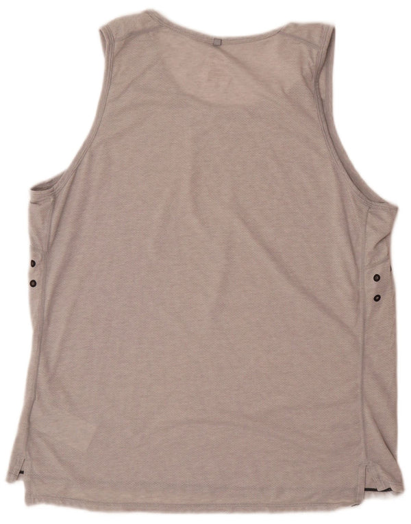 Ανδρικό γιλέκο Nike Dri Fit Top Large Grey Colourblock Πολυεστέρας