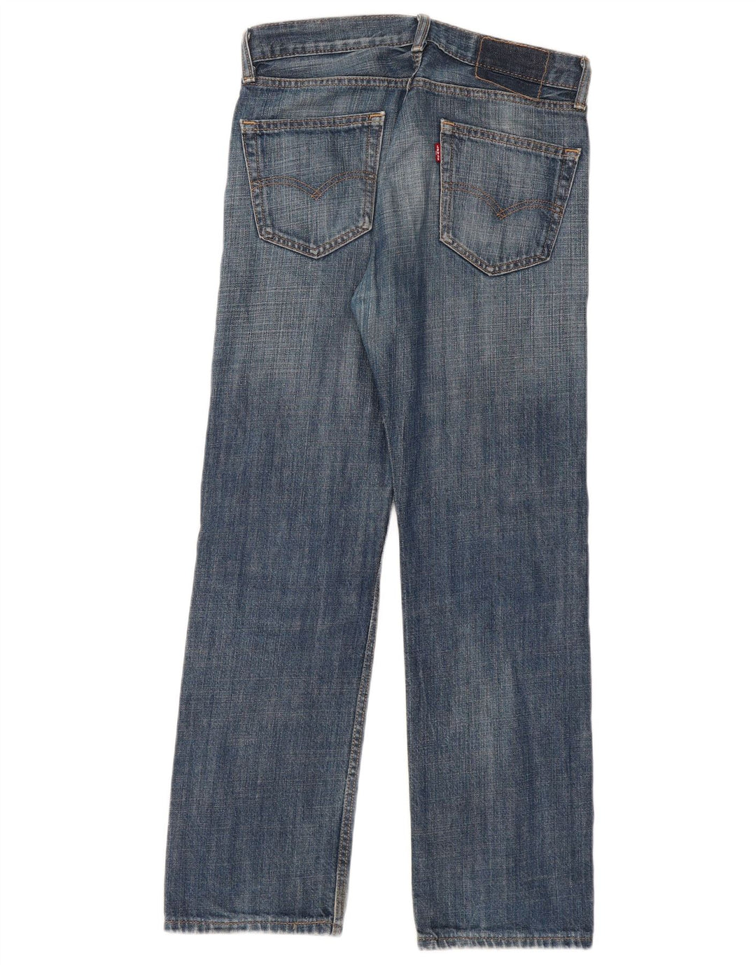Γυναικείο τζιν Levi's Straight W30 L30 Navy Blue Cotton
