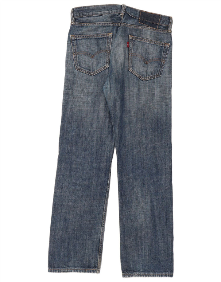 Γυναικείο τζιν Levi's Straight W30 L30 Navy Blue Cotton