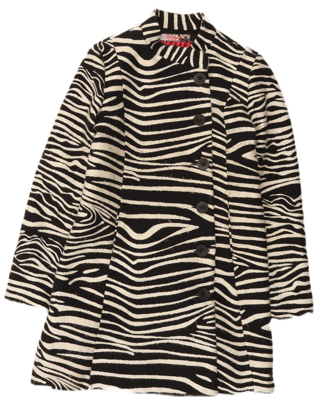 Γυναικείο πανωφόρι Desigual EU 42 Large Black Animal print