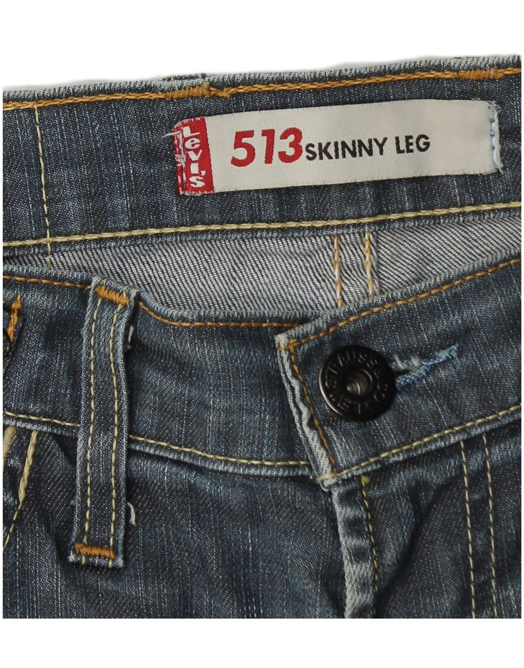 LEVI'S Γυναικείο 513 Skinny Jeans W32 L35 Μπλε