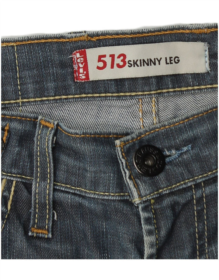 LEVI'S Γυναικείο 513 Skinny Jeans W32 L35 Μπλε