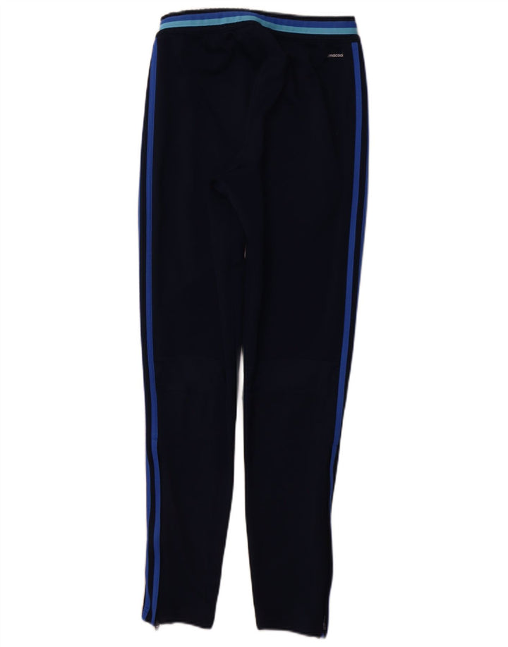 ADIDAS Womens Climacool Tracksuit Trousers UK 6 XS  Navy Blue Polyester